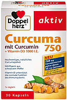 Doppelherz Curcuma 750 with Curcumin and Vitamin D3