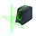 Лазерний рівень для дому, зелений промінь 2 лінії c магнітним кронштейном PROTESTER LL202G, фото 2