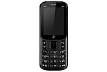 Мобільний Телефон кнопочний на 2 сім карти з ліхтариком 2,4" 2E E240 2019 чорний, фото 2
