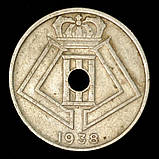 Монета Бельгії 25 сантимів 1938 р., фото 2