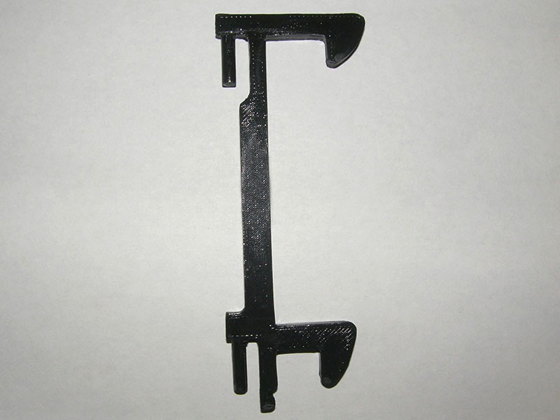 Гачок дверей СВЧ Saturn ST 1150, пластиковий засув, гарантія 3 місяці, фото 1