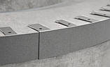 Накладка декоративний з'єднувач для відкритого профілю напівкруглого балкона або тераси закінчення для плитки, фото 4