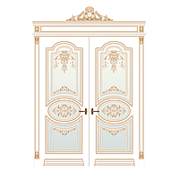 Межкомнатная дверь Casa Verdi Europa 1 двойная из массива ясеня