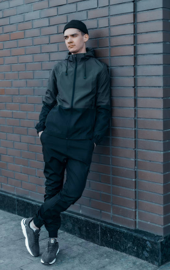 Костюм Чоловічий хакі-чорний осінній Intruder Softshell Light Куртка чоловіча весняна + штани демісезонні, фото 2
