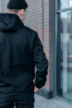Костюм Чоловічий чорний осінній Intruder Softshell Light Куртка чоловіча весняна + штани демісезонні, фото 3