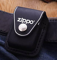 Чохол для запальнички Zippo LPCBK чорний на кліпсі