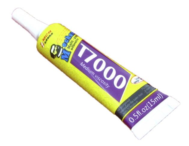 Клей силіконовий MECHANIC T7000, 15ml, в тюбику з дозатором (Чорний)