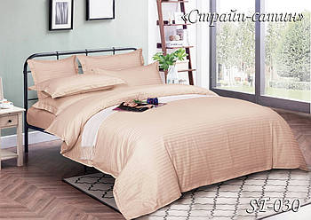 Комплект постільної білизни Тет-@-Тет сімейний Страйп-сатин ST-030