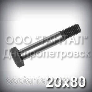 Болт М20х80 міцність 8.8 DIN 609 (ГОСТ 7817-80, DIN 610) сталь 40Х, фото 1