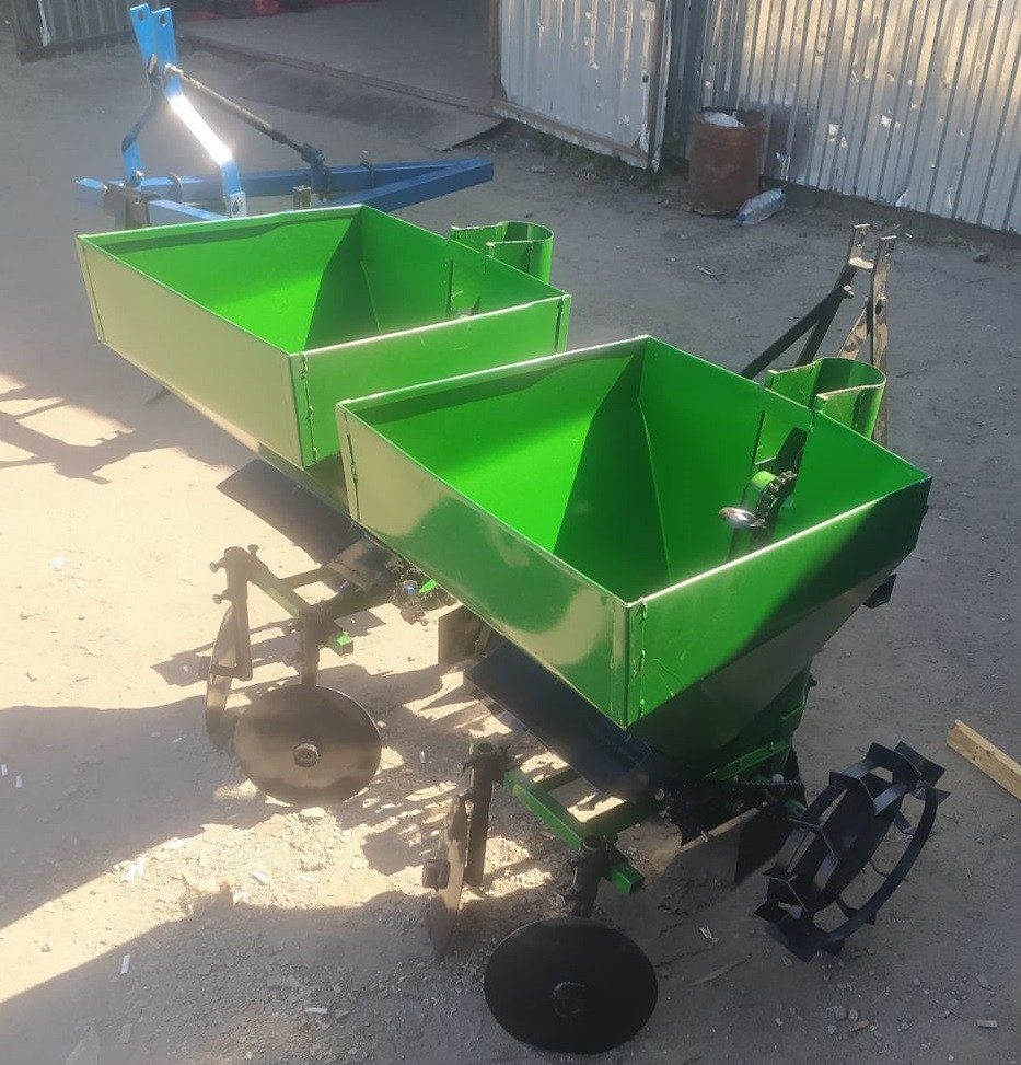 Картоплесаджалка 2 ряду PLUS 60л (мінітрактор 3Т), фото 1