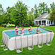 Каркасний басейн Bestway 56670, 488 х 244 х 122 см (3 028 л/год, дозатор, сходи), фото 4