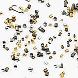 Стопери 2*2 мм світле срібло ( вага 5 г), фото 7