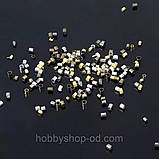 Стопери 2*2 мм світле срібло ( вага 5 г), фото 8