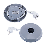 Чайник електричний Kamille 1л пластиковий (білий з сірим) KM-1719B, фото 5