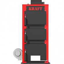 Твердопаливний котел для опалення приватного будинку Kraft серія K потужністю 20 кВт Площа 200 м2, фото 4
