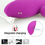 Потрійний багатофункціональний вібратор, анально кліторально вагінальний стимулятор, інтимні іграшки комбінованого, фото 9