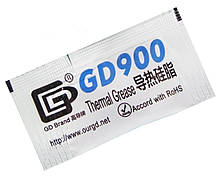 Термопаста GD900 термо-паста в пакетику 0.5 грама; 4.8 W/m.k; -50...200C