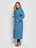 Пальто жіноче вільного стилю Алеся денім, фото 3