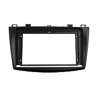 Переходная рамка Lesko 9" Black для автомобиля Mazda 3 2010-2013 MA 034N