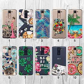 Силіконовий чохол з малюнком для LG K8 K350E LTE Dual Sim (new collection)