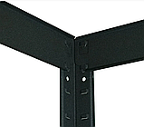 Стелаж з полицями 2200х1100х600мм, 200кг, 5 полиць з ДСП/МДФ фарбований для дому, балкону, комори, фото 5