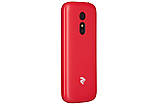 Мобільний Телефон кнопочний на 2 сім карти з ліхтариком 2,4" 2E E240 2019 червоний, фото 8
