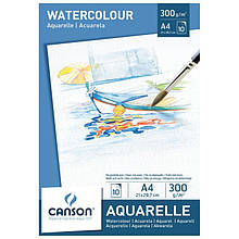 Альбом для акварелі  AQUARELLE CANSON®  A4 300G  BLANC