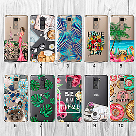 Силіконовий чохол із малюнком для LG Stylus 2 Plus (new collection)