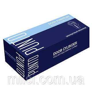 Серцевина з воротком Punto Z402/90мм (40+10+40) 5 ключів латунь, фото 2