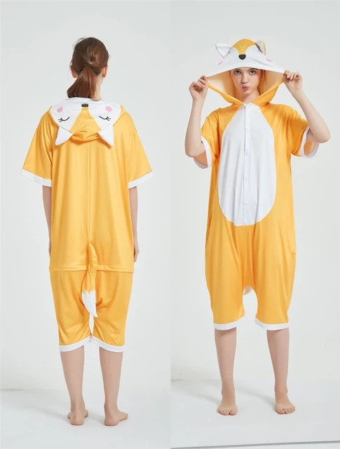 Костюм кигуруми / Кигуруми Лисичка / Летние кигуруми / Летняя пижама / (5015) - фото 1 - id-p1371951999
