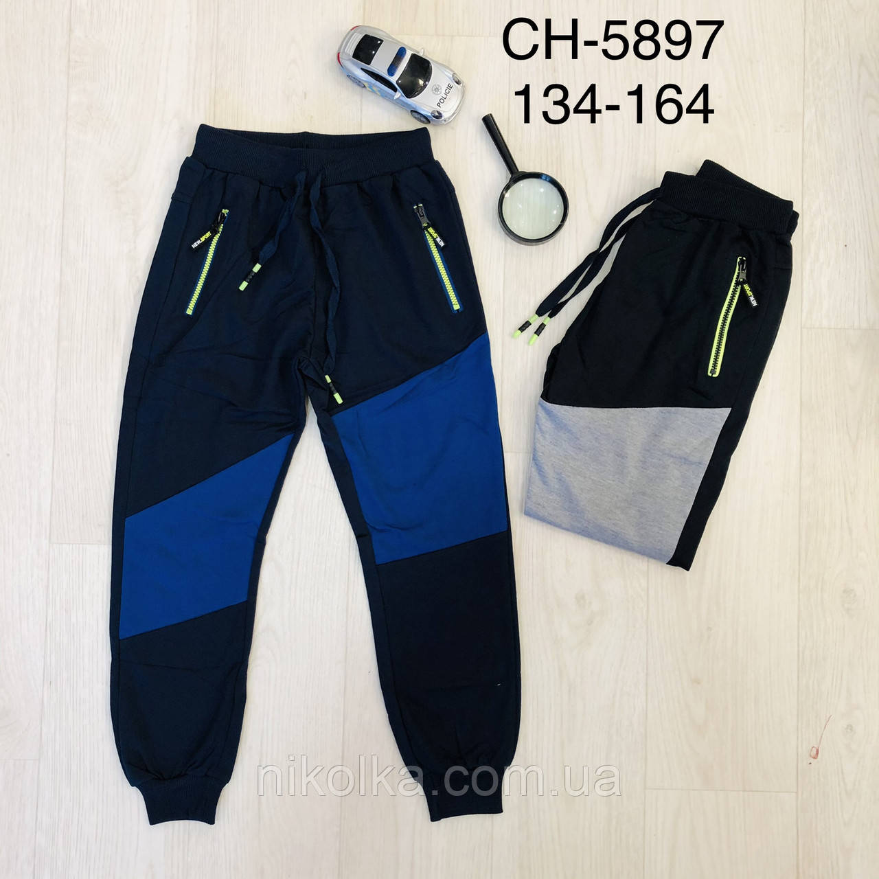 Спортивні штани на хлопчика оптом, S&D, 134-164 рр., арт. CH-5897