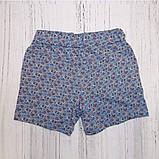 Дитячі трикотажні шорти для дівчинки SmileTime Gray Flower, сірі, фото 2