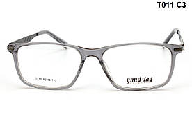 Прозора модна оправа для окулярів чоловіча (можемо вставити лінзи за рецептом)