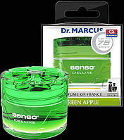 Ароматизатор Dr.Marcus (Освіжувач повітря в машину) Senso Deluxe - гелевий на панель _Green Apple