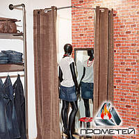 Карниз/труба з нержавіючої сталі кутовий для магазину одягу, секонд хенду, бутіки