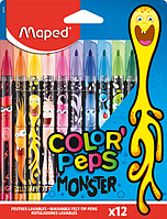 MAPED Фломастеры COLOR PEPS MONSTER, 12 цветов