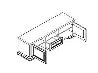 ТВ тумба 160 White (Вайт) Gerbor