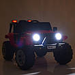 Дитячий електромобіль джип Jeep Wrangler M 4282EBLR-4 (MP3, USB, мотори 2x25W, акум.12V10AH), фото 11