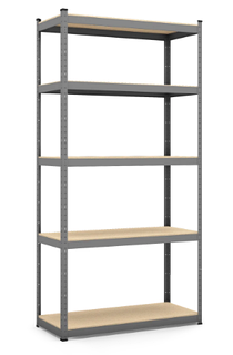 Стелаж з полицями 1800х900х600мм, 200кг, 5 полиць з ДСП/МДФ фарбований для дому, балкону, комори
