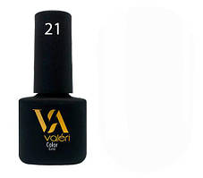 Гель-лак Valeri Color 021 білий 6 мл