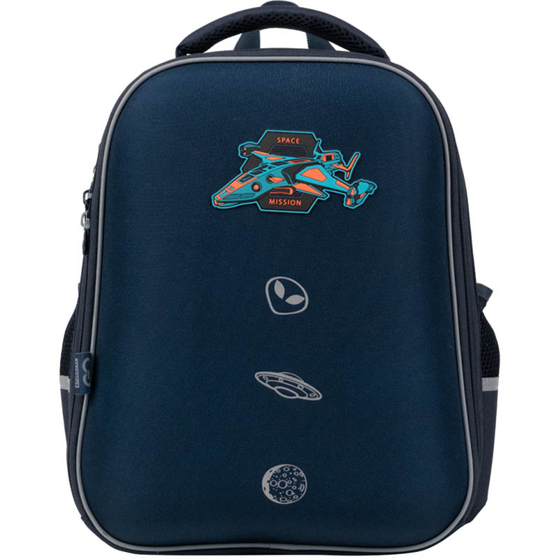 Рюкзак GoPack Education напівкаркасний UFO 38x28x13 15 л синій (GO21-165M-5)
