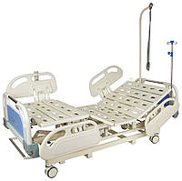 Ліжко електричне DB-3 Праймед (5 функцій) з висувним ложементом і ростоматом CPR+акумулятор з