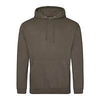 Худі толстовка UNISEX коричнево-зелена (олива) Just Hoods - AWJH001OGR