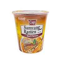 Лапша быстрого приготовления с говядиной в стаканчике Beef flavour Ramen Cup SAMYANG 65 г