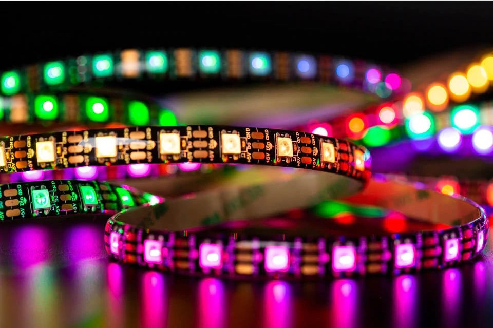 Адресная диодная лента WS2812 60led/m IP30 (ID#1155177237), цена: 149 ...