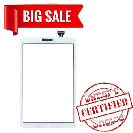 Тачскрин для Samsung T560 Galaxy Tab E 9.6" белый, фото 2