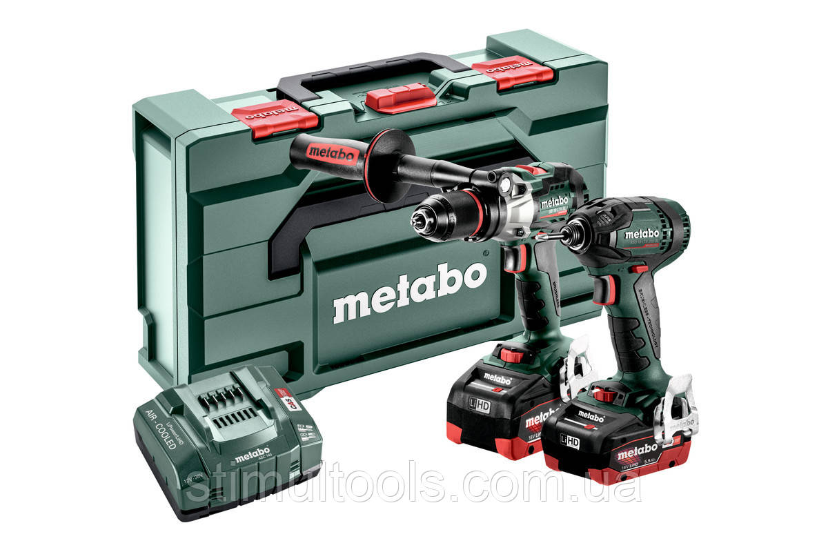 Комплект Metabo Combo Set 2.1.15 18 V BL Безкоштовна доставка по Україні!