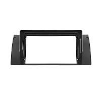 Переходная рамка 9" Lesko для автомобилей BMW 5 Series E39 1995-2003 (7556) Black