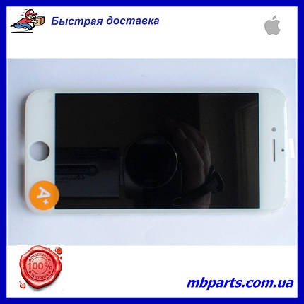 Дисплей iPhone 7 (4.7") White, оригінал з рамкою (відновлене скло), фото 1