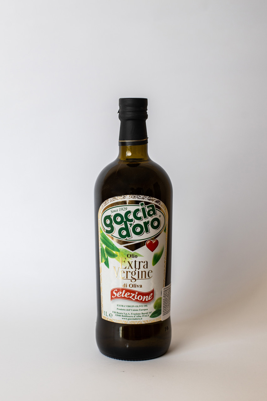 Оливкова Олія Extra Virgin Goccia d'oro - 1 л (ІТАЛІЯ) - ОРИГІНАЛ